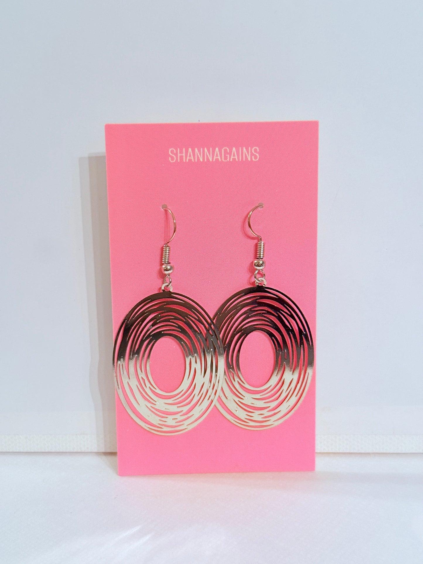 Silver Swirl Earrings