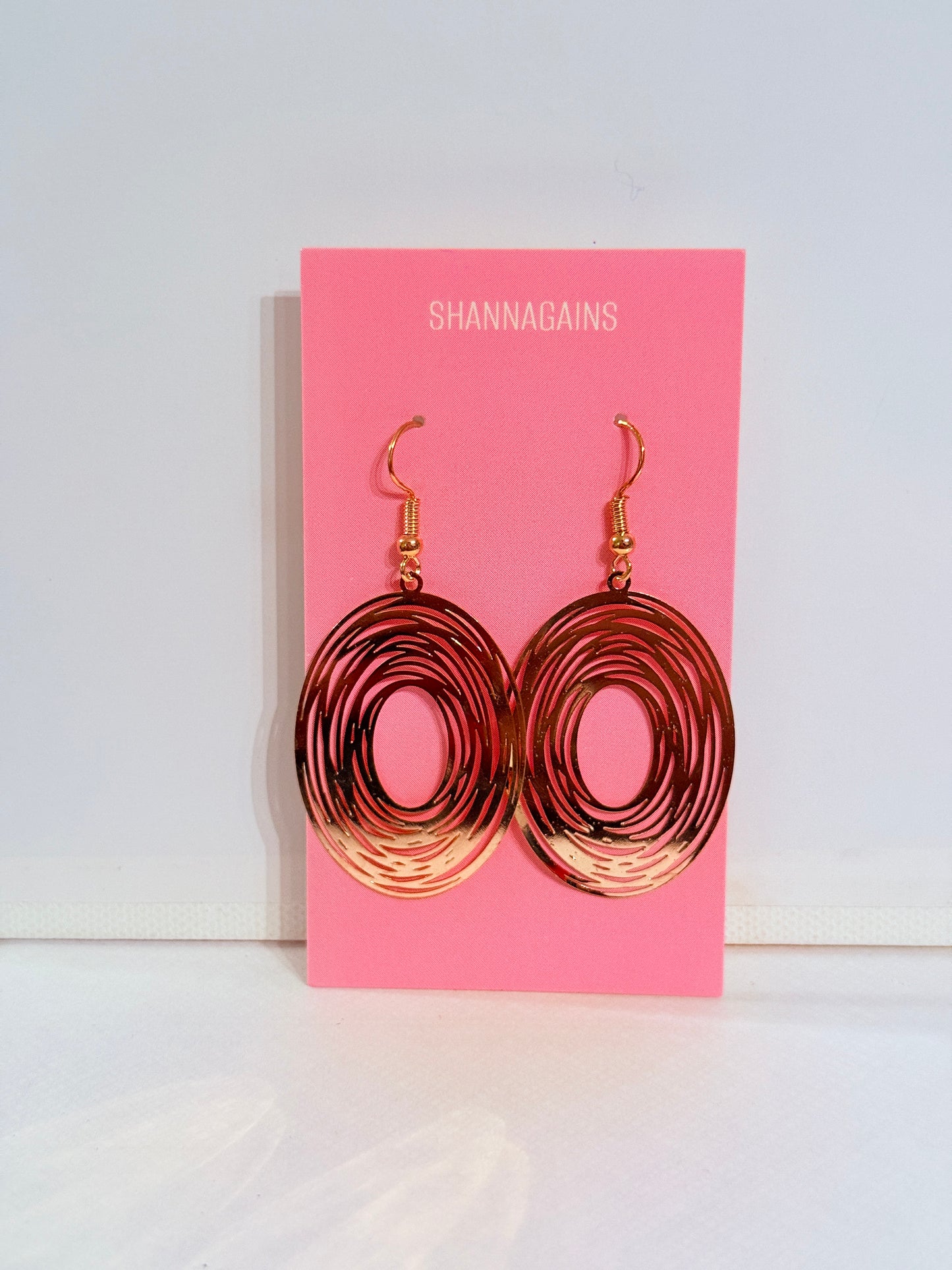 Gold Swirl Earrings