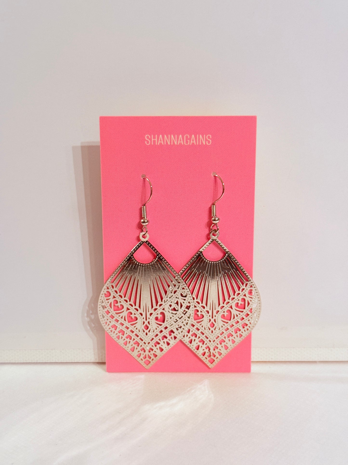 Silver Leaf Earrings