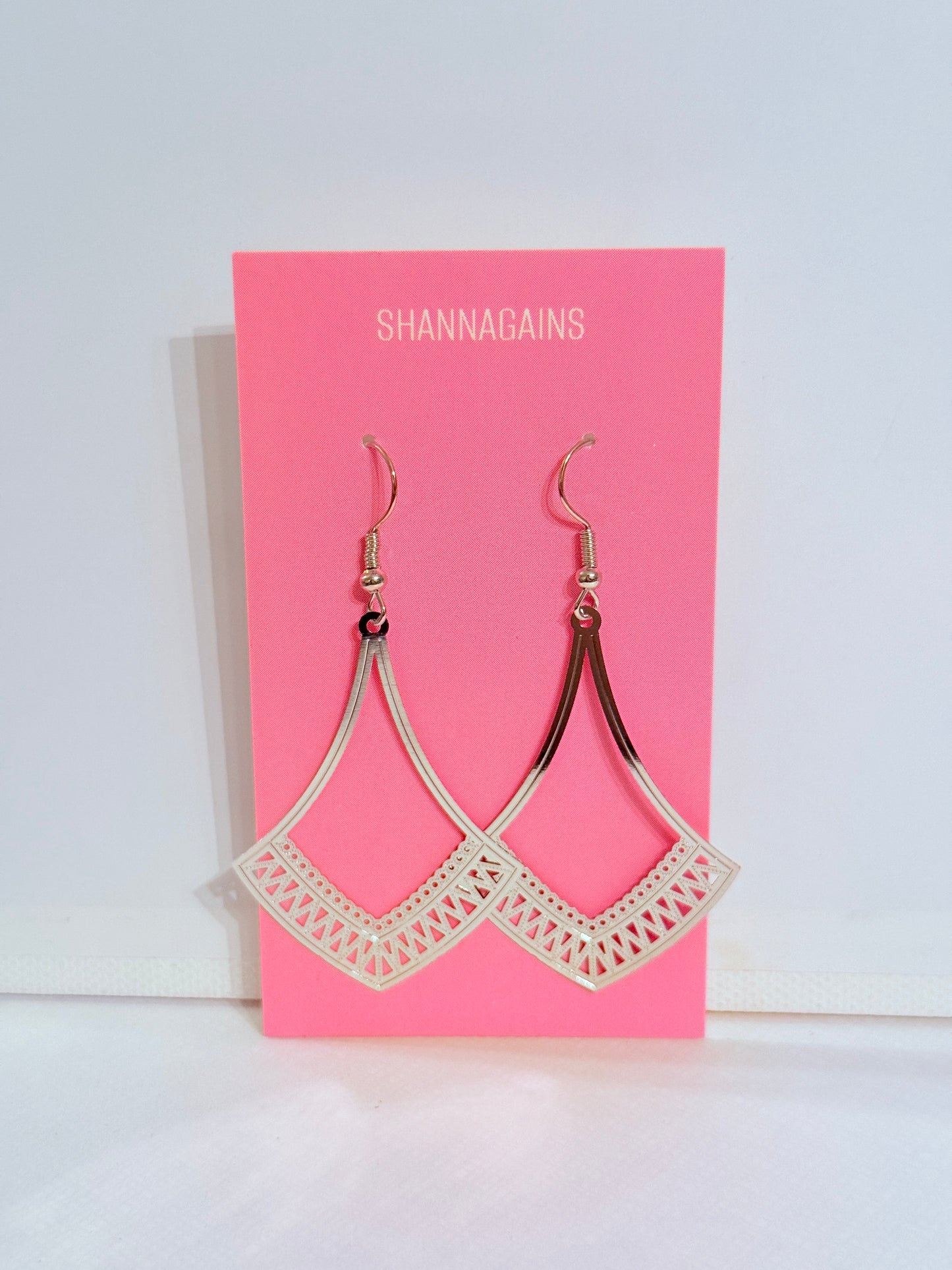 Silver Aztec Earrings