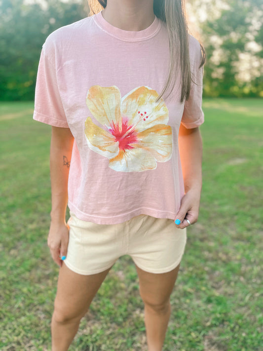 Hibiscus Flower Tee